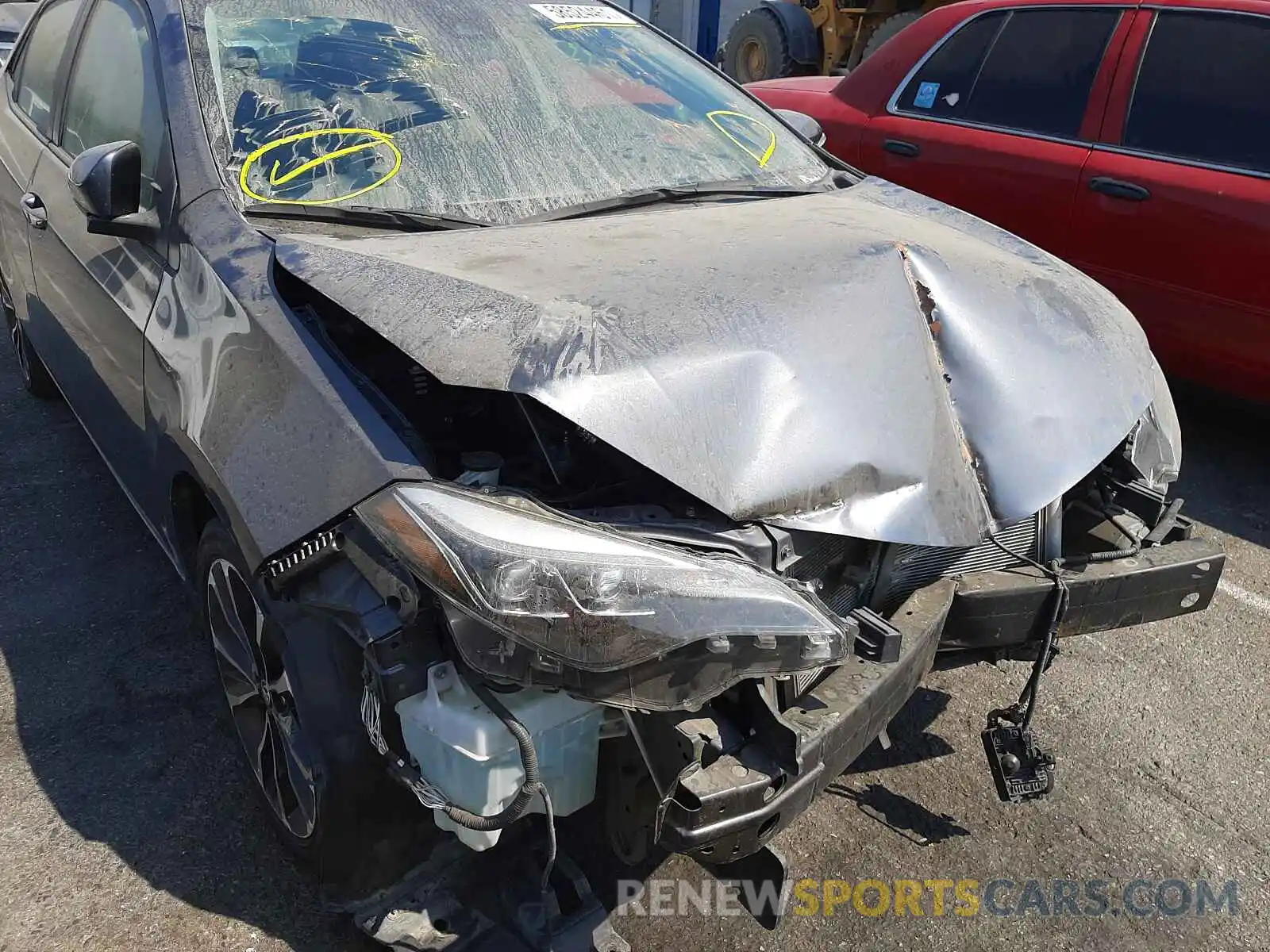 9 Photograph of a damaged car 5YFBURHE6KP940393 TOYOTA COROLLA 2019