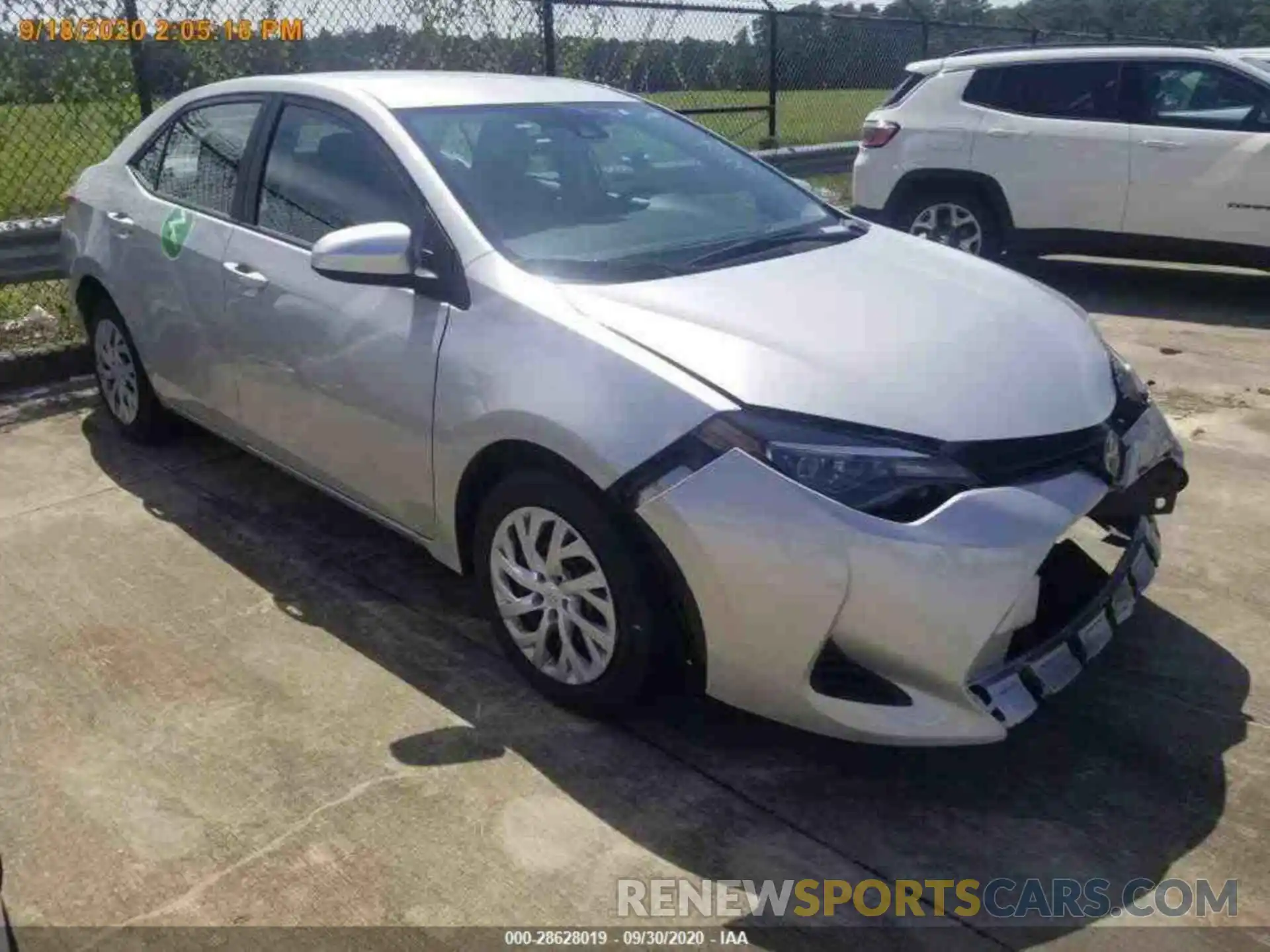 16 Photograph of a damaged car 5YFBURHE6KP940426 TOYOTA COROLLA 2019