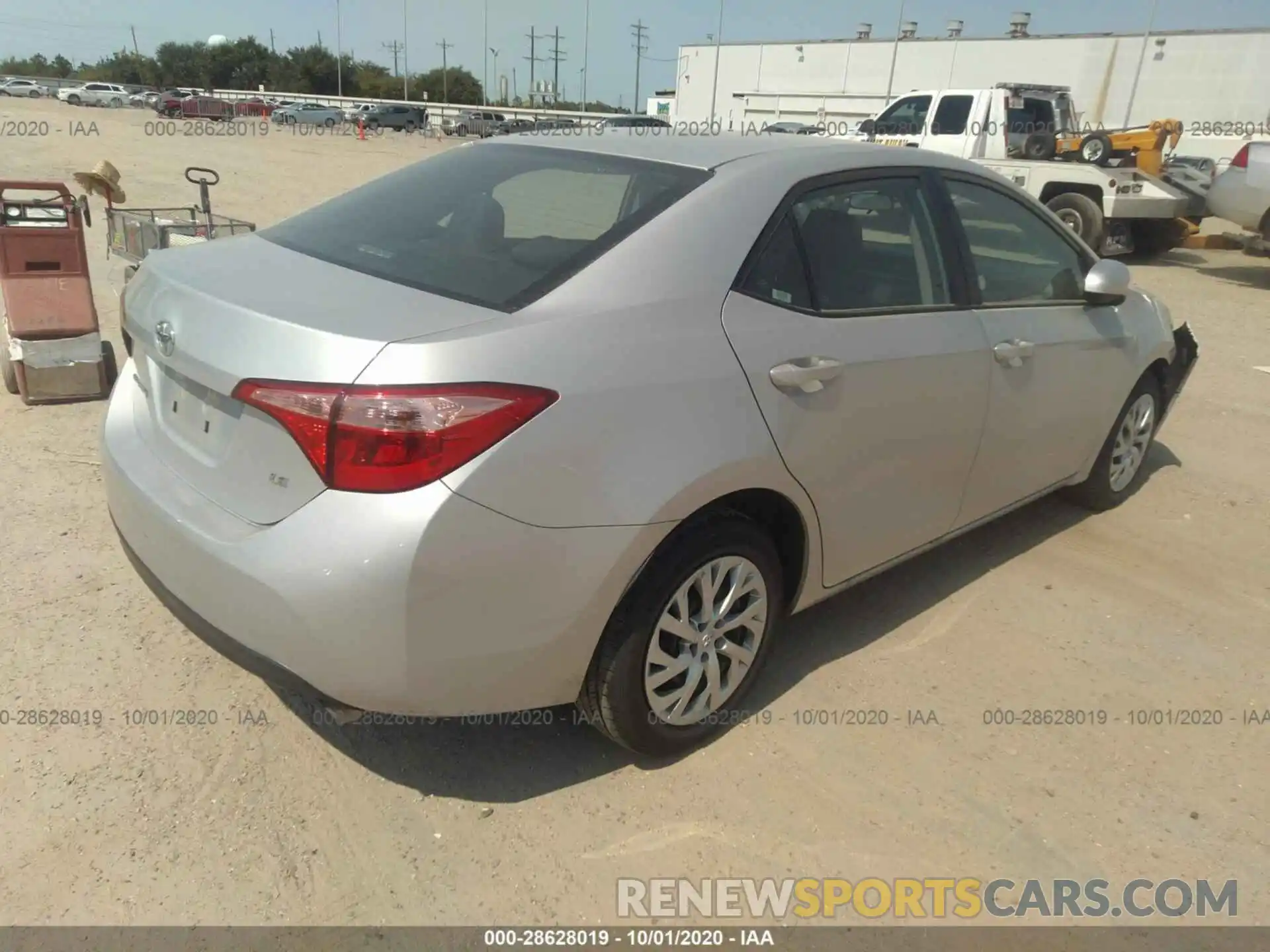 4 Photograph of a damaged car 5YFBURHE6KP940426 TOYOTA COROLLA 2019