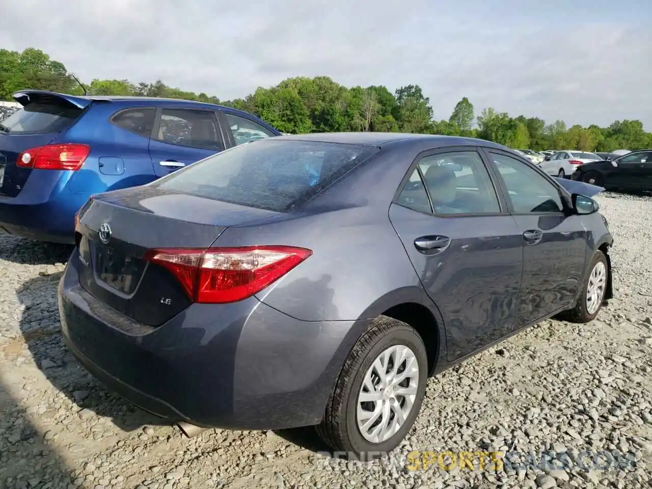 4 Photograph of a damaged car 5YFBURHE6KP940572 TOYOTA COROLLA 2019