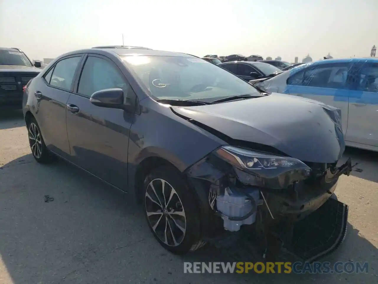 1 Photograph of a damaged car 5YFBURHE6KP940877 TOYOTA COROLLA 2019