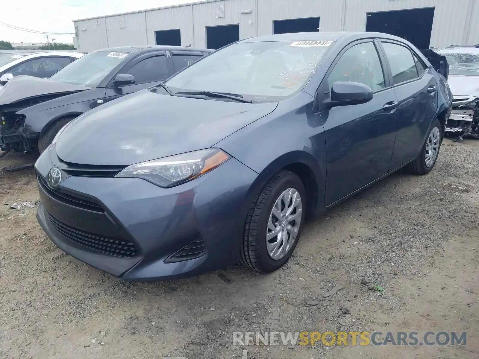 2 Photograph of a damaged car 5YFBURHE6KP940989 TOYOTA COROLLA 2019