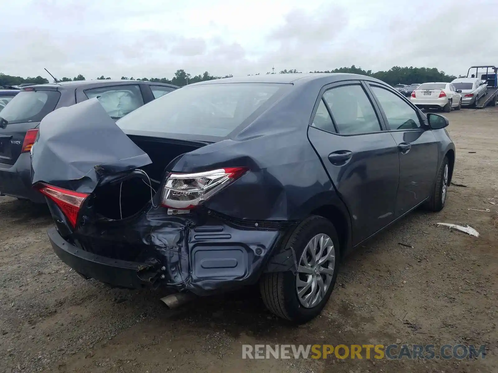 4 Photograph of a damaged car 5YFBURHE6KP940989 TOYOTA COROLLA 2019