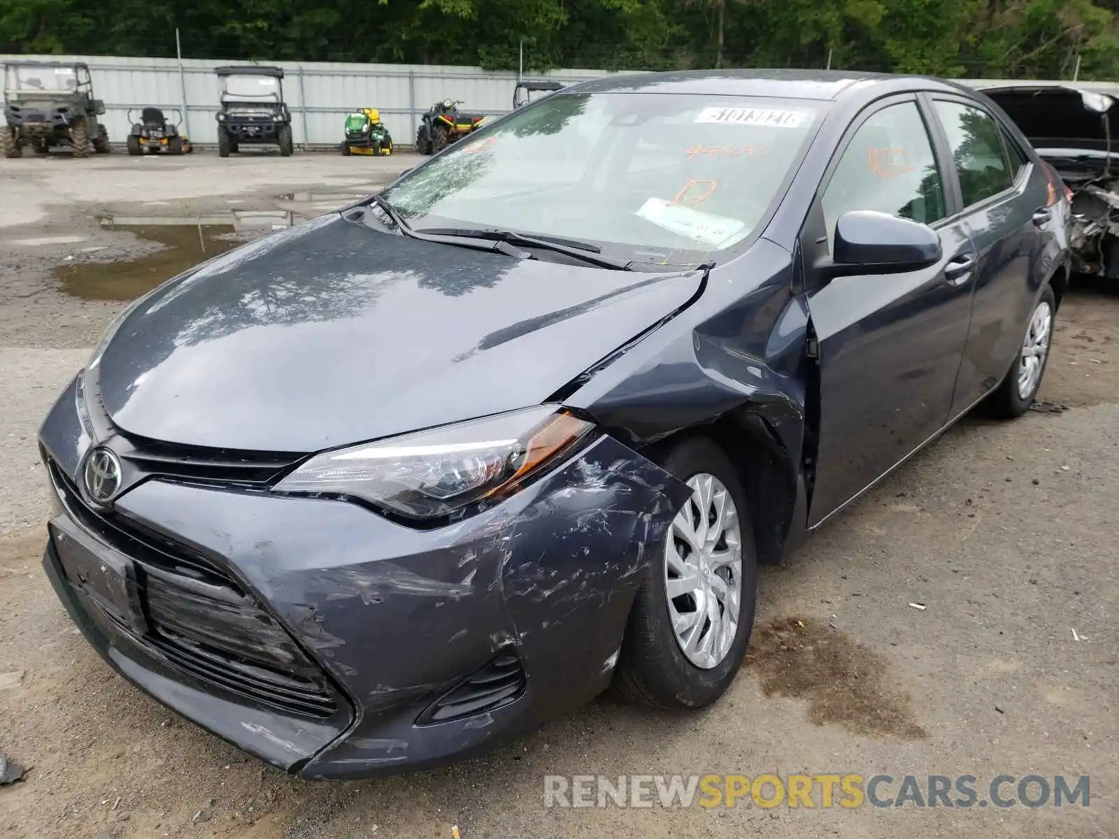 2 Photograph of a damaged car 5YFBURHE6KP941298 TOYOTA COROLLA 2019