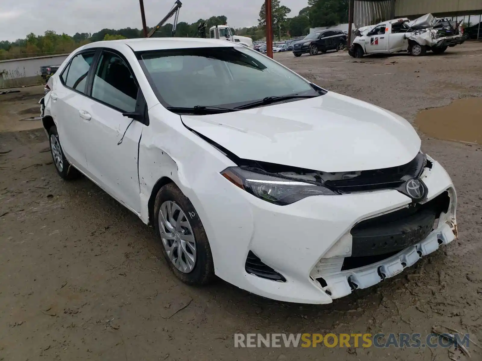 1 Photograph of a damaged car 5YFBURHE6KP941317 TOYOTA COROLLA 2019