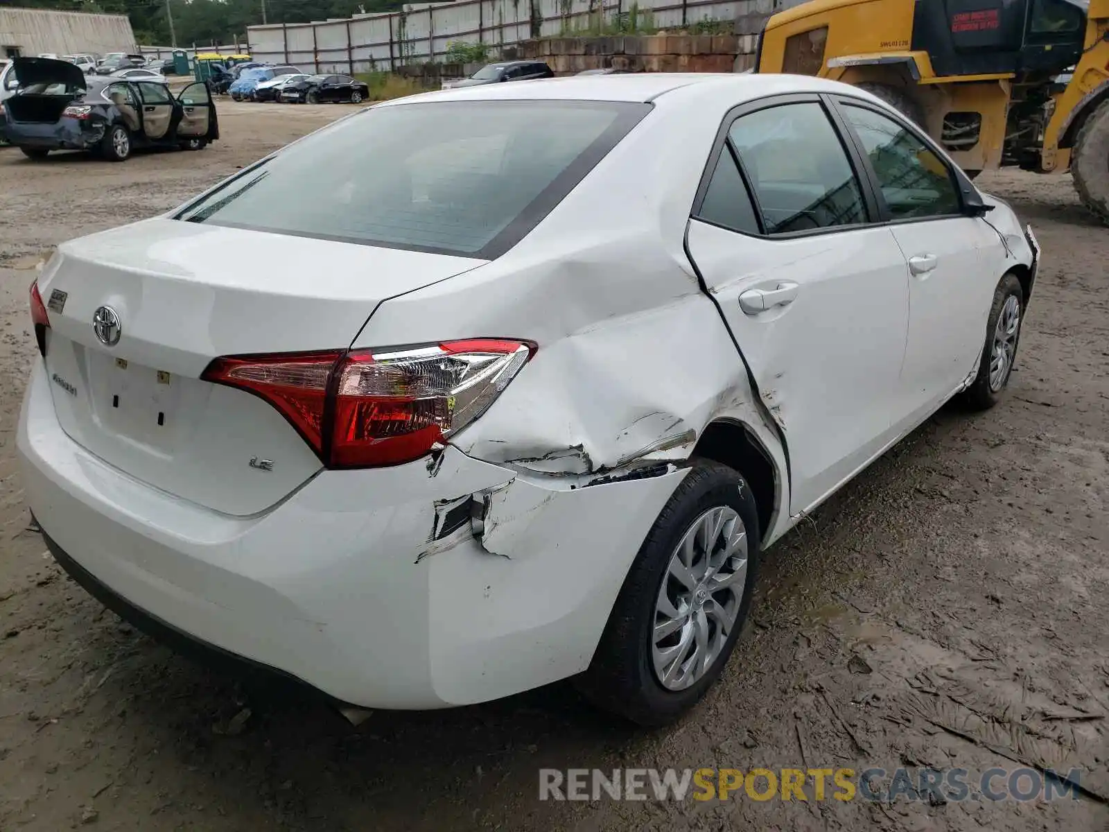 4 Photograph of a damaged car 5YFBURHE6KP941317 TOYOTA COROLLA 2019