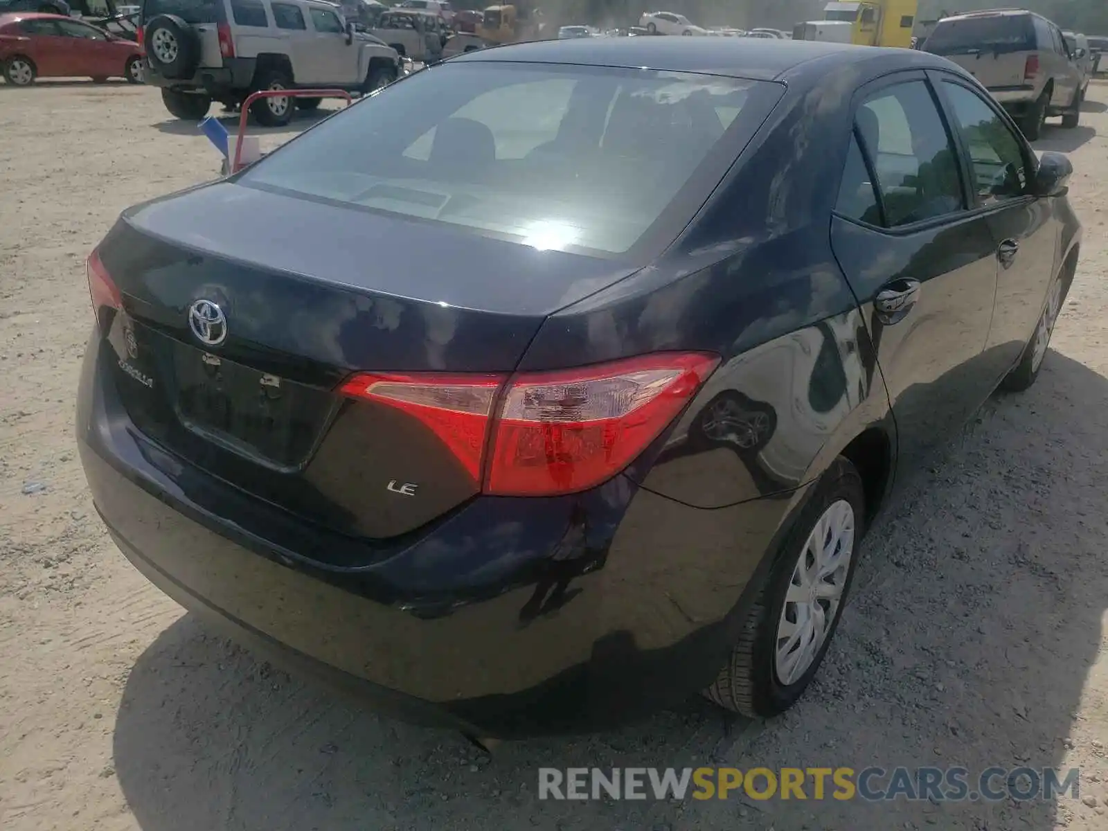 4 Photograph of a damaged car 5YFBURHE6KP941494 TOYOTA COROLLA 2019