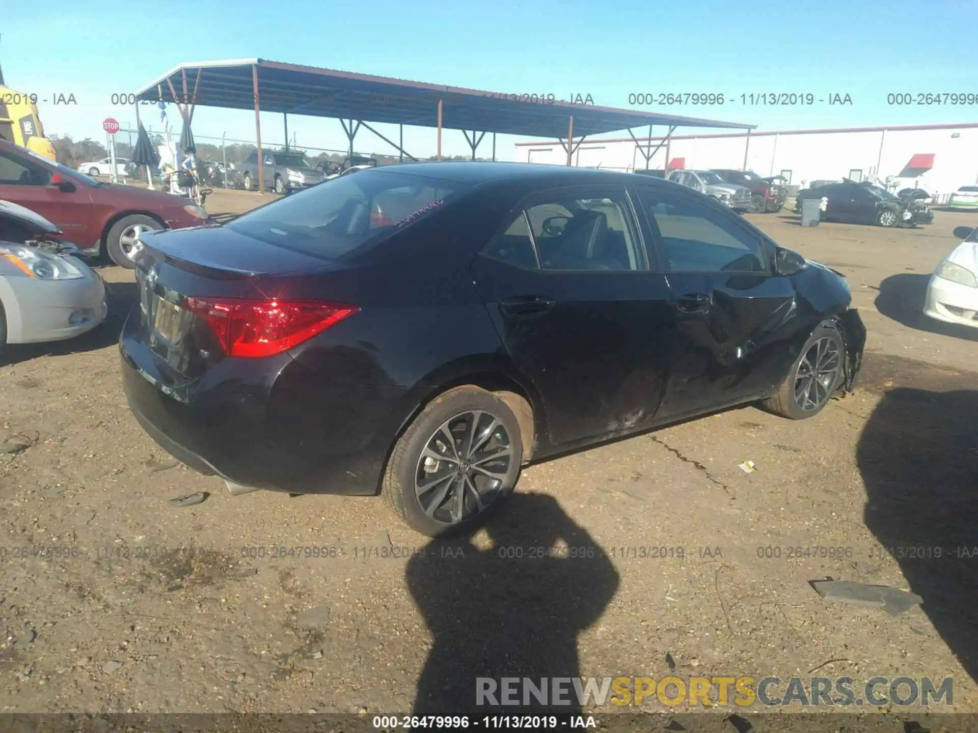 4 Photograph of a damaged car 5YFBURHE6KP941799 TOYOTA COROLLA 2019