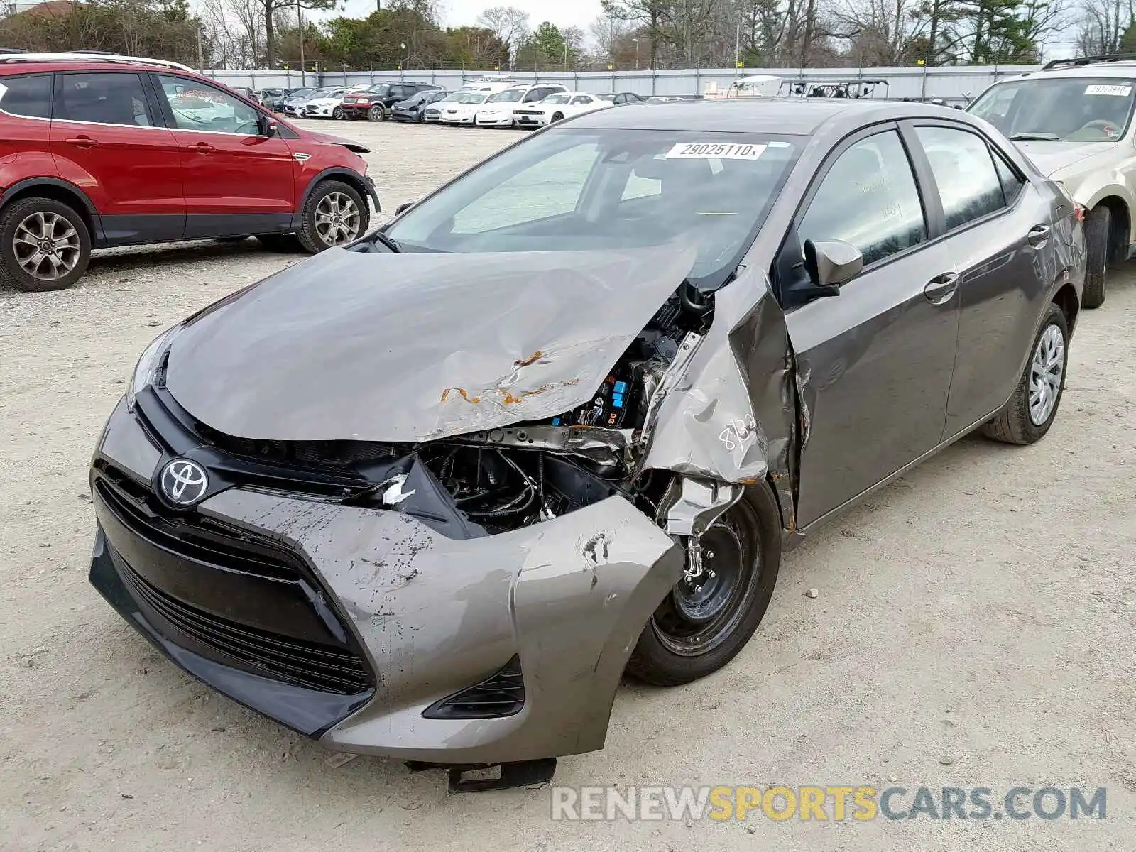 2 Photograph of a damaged car 5YFBURHE6KP941818 TOYOTA COROLLA 2019