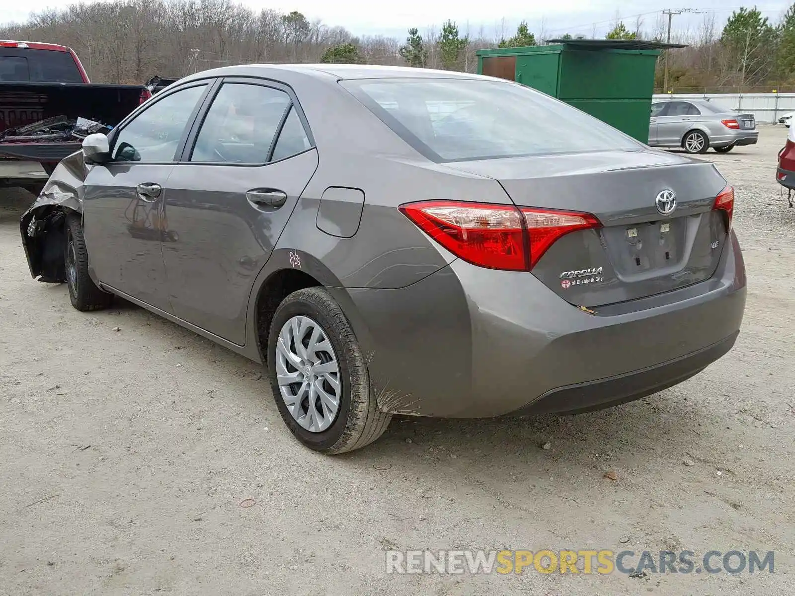 3 Photograph of a damaged car 5YFBURHE6KP941818 TOYOTA COROLLA 2019