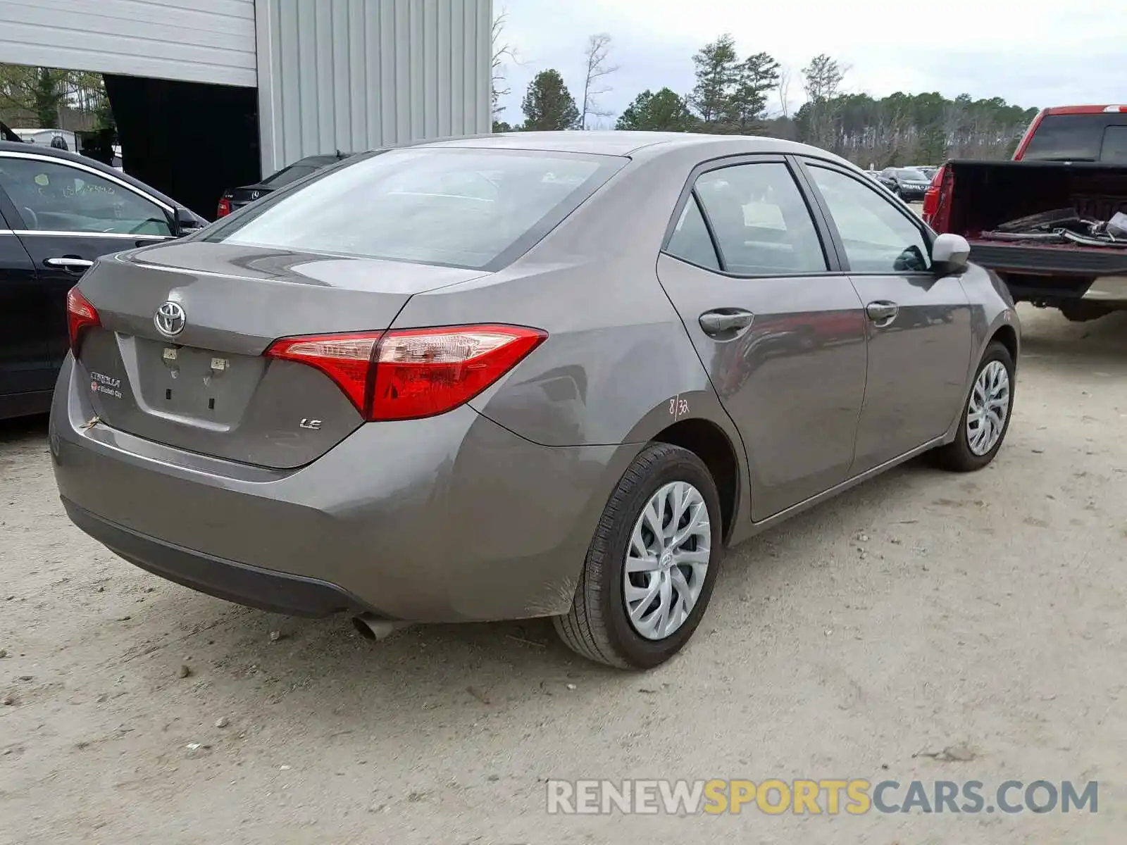 4 Photograph of a damaged car 5YFBURHE6KP941818 TOYOTA COROLLA 2019