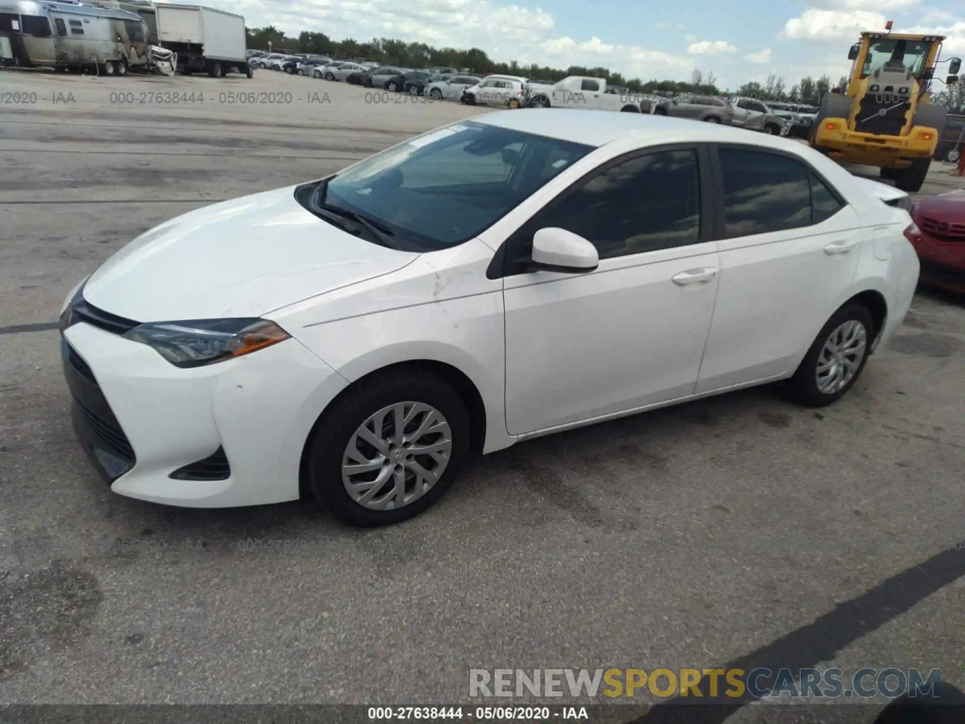 2 Photograph of a damaged car 5YFBURHE6KP942399 TOYOTA COROLLA 2019