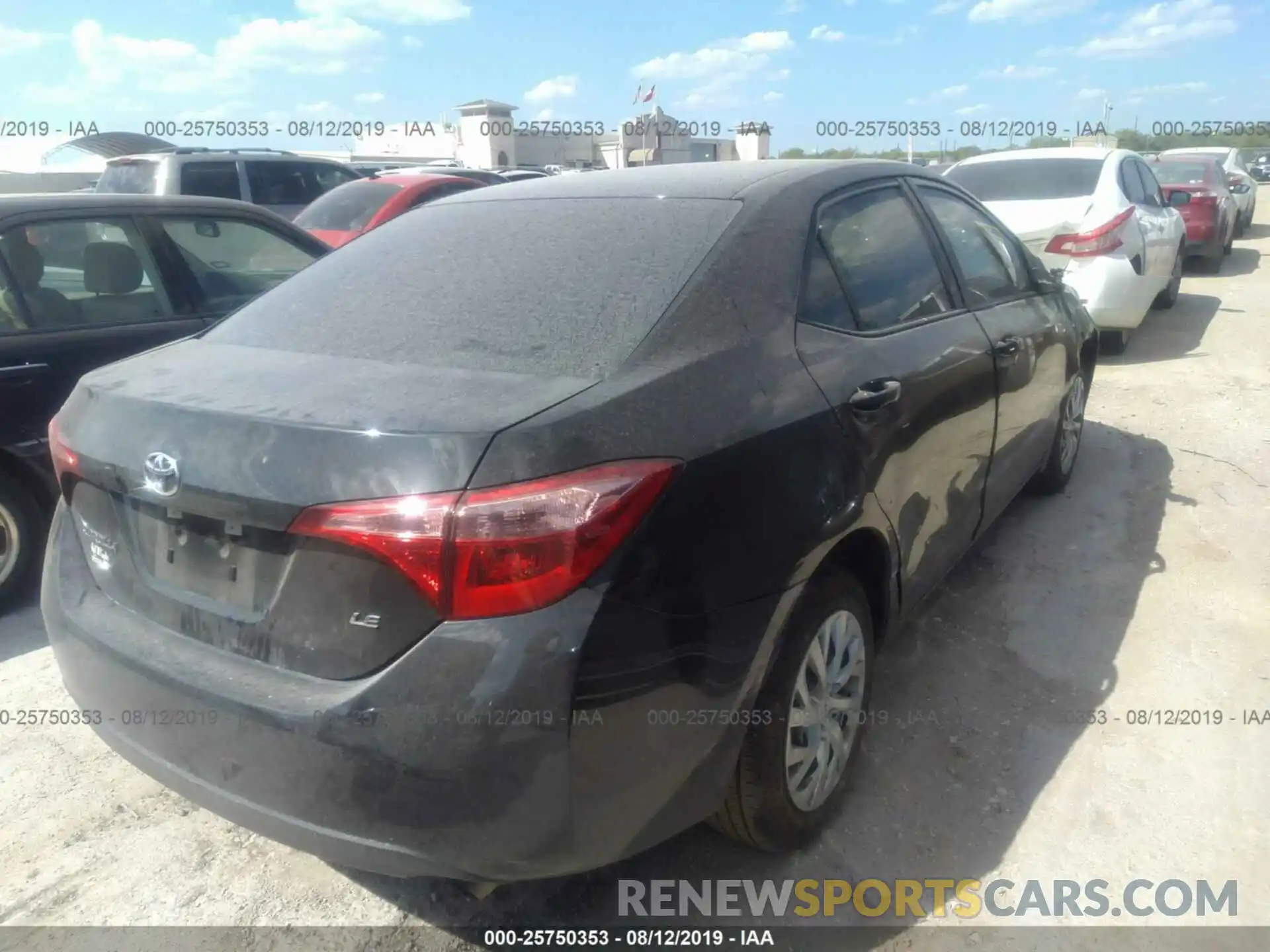 4 Photograph of a damaged car 5YFBURHE6KP942791 TOYOTA COROLLA 2019