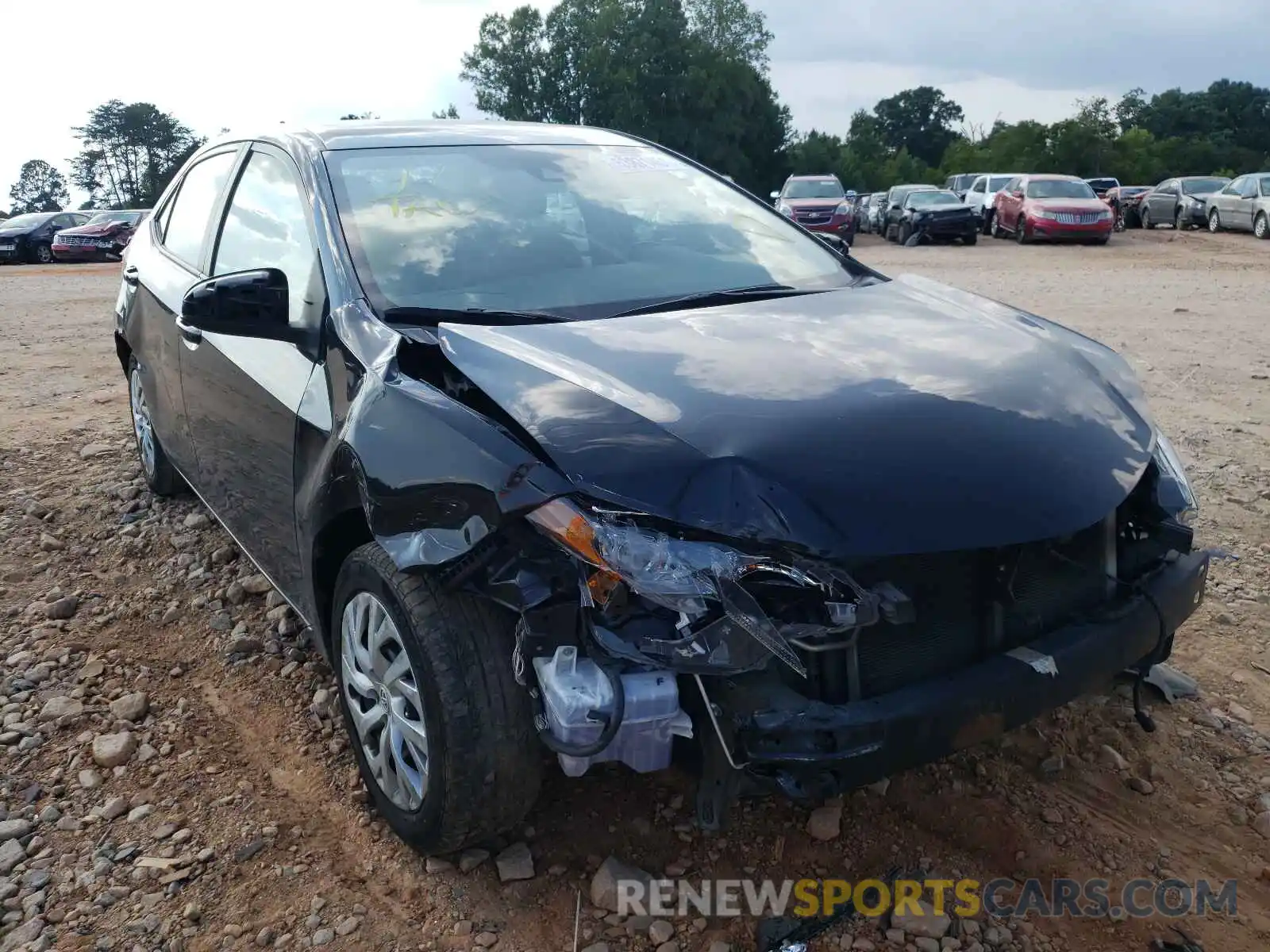 1 Photograph of a damaged car 5YFBURHE6KP942905 TOYOTA COROLLA 2019