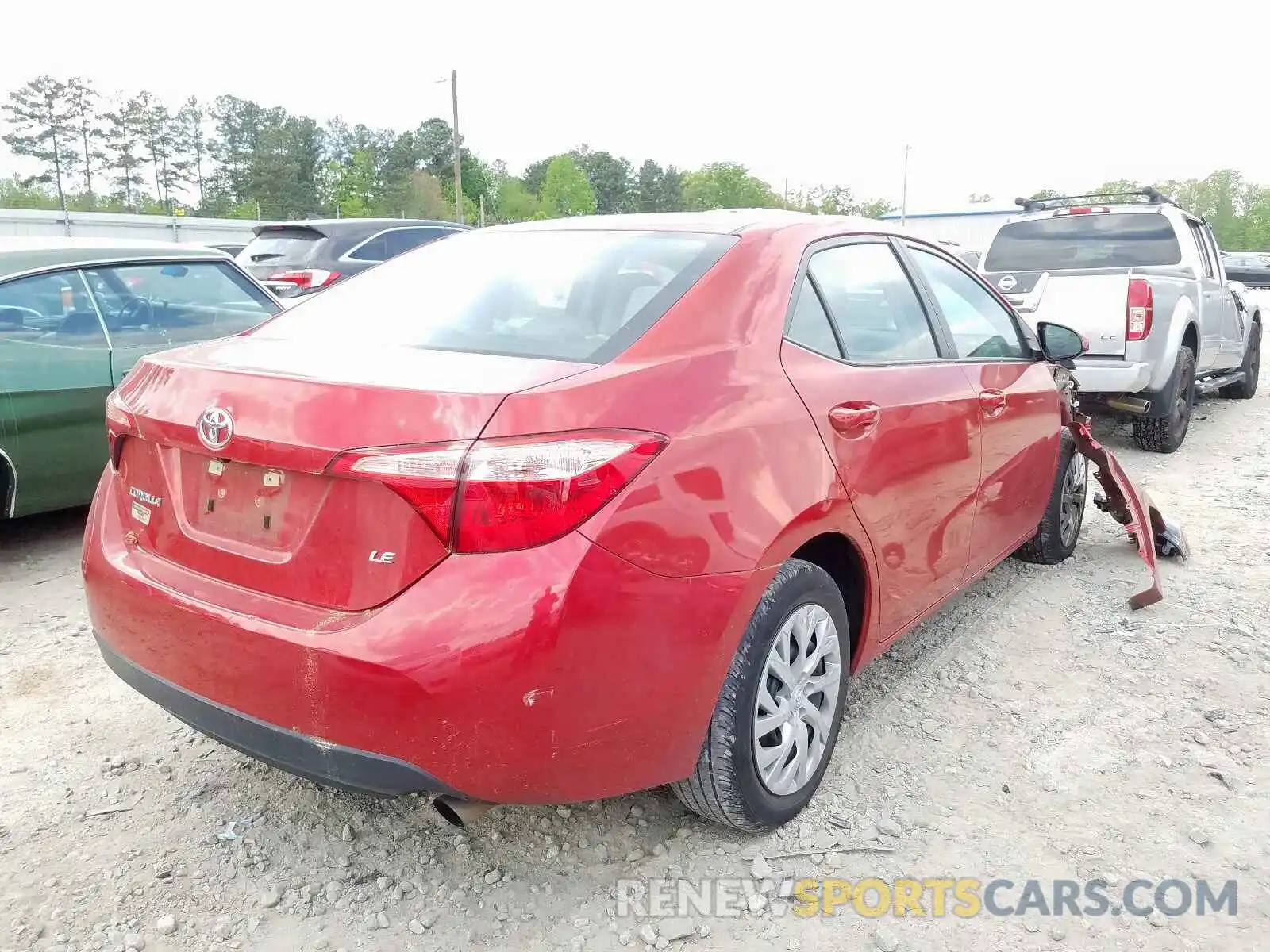 4 Photograph of a damaged car 5YFBURHE6KP943049 TOYOTA COROLLA 2019