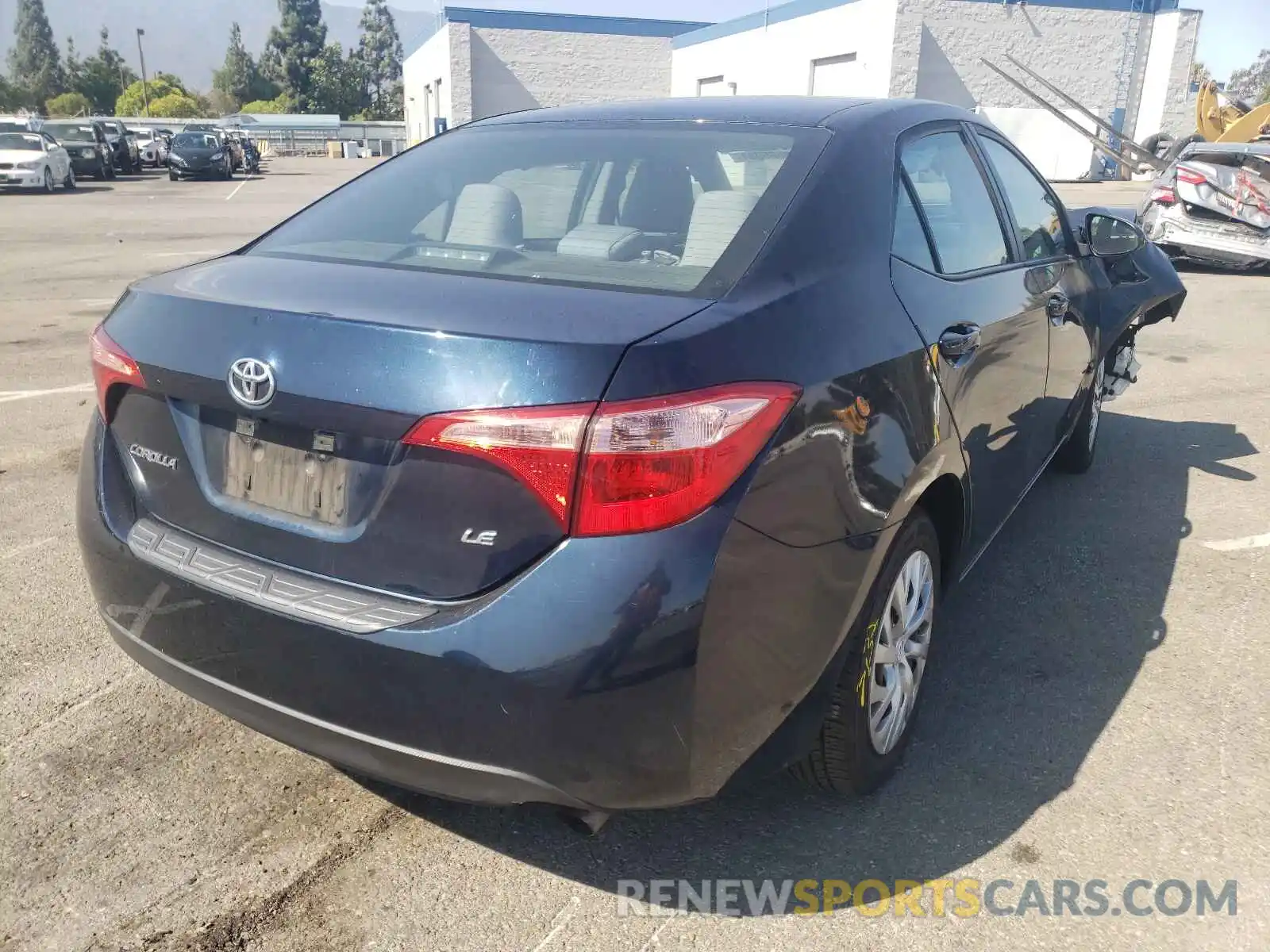 4 Photograph of a damaged car 5YFBURHE6KP943262 TOYOTA COROLLA 2019