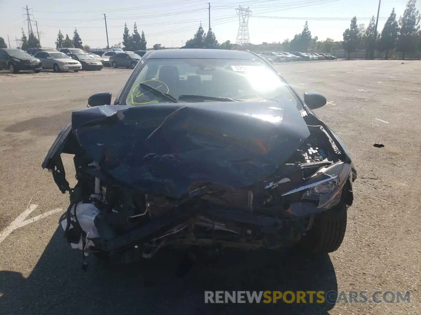 9 Photograph of a damaged car 5YFBURHE6KP943262 TOYOTA COROLLA 2019