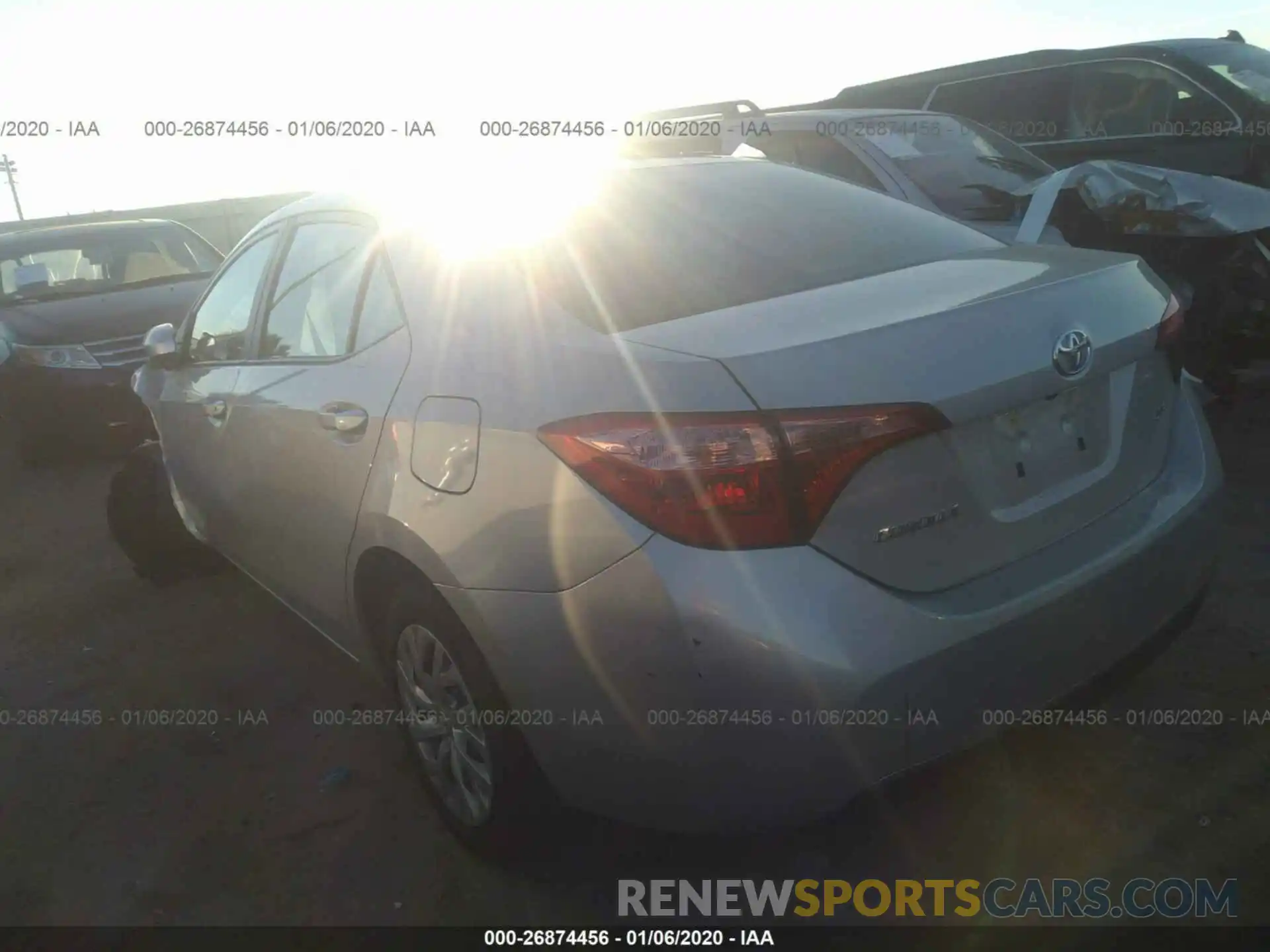 3 Photograph of a damaged car 5YFBURHE6KP944427 TOYOTA COROLLA 2019