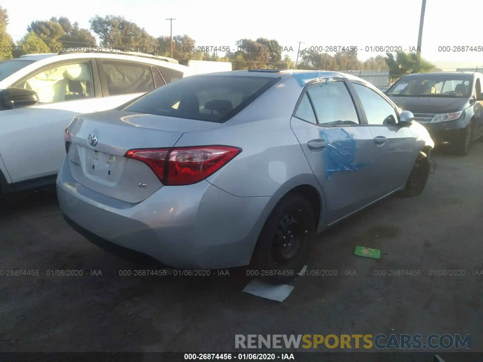 4 Photograph of a damaged car 5YFBURHE6KP944427 TOYOTA COROLLA 2019