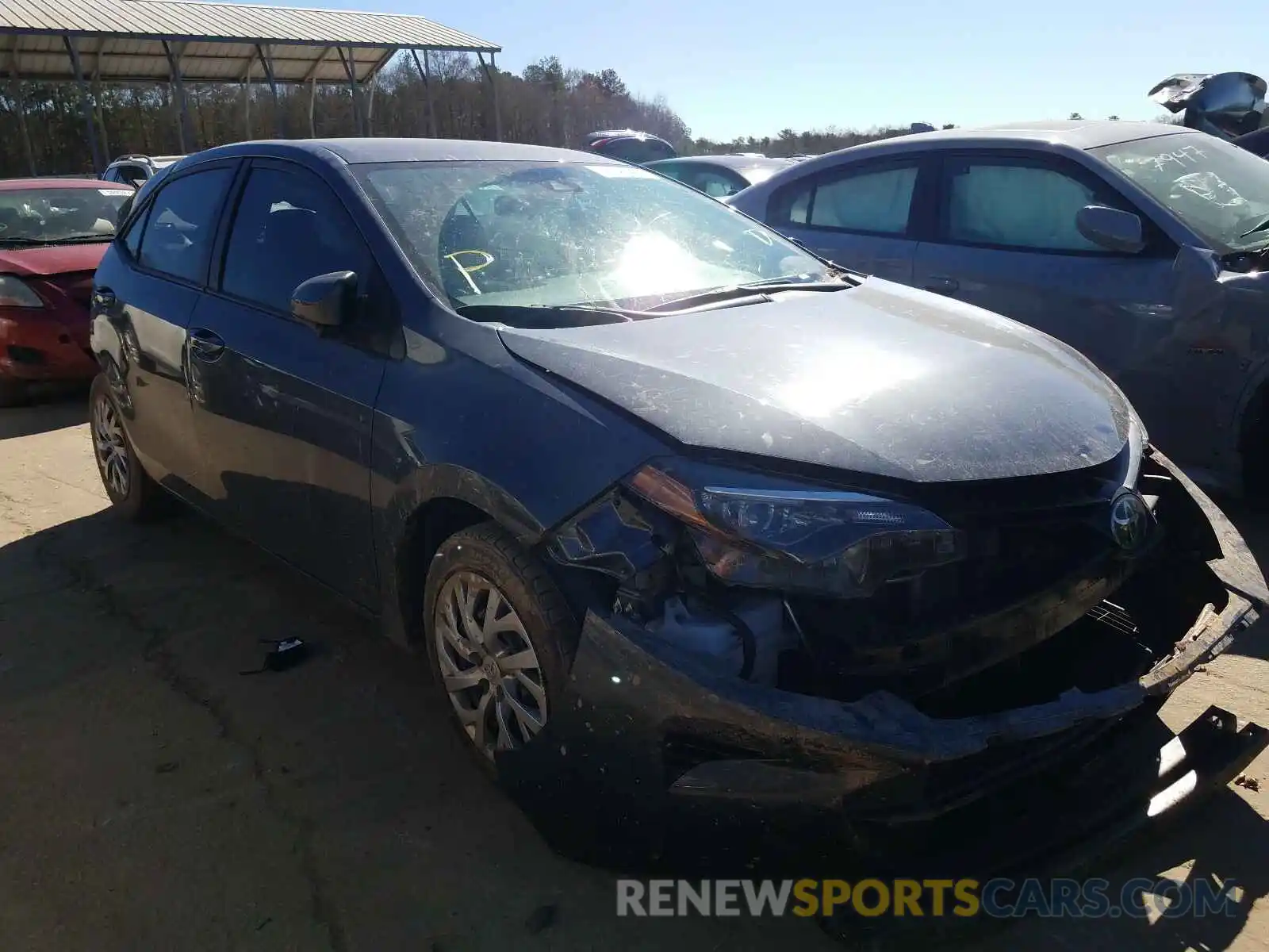 1 Photograph of a damaged car 5YFBURHE6KP944721 TOYOTA COROLLA 2019