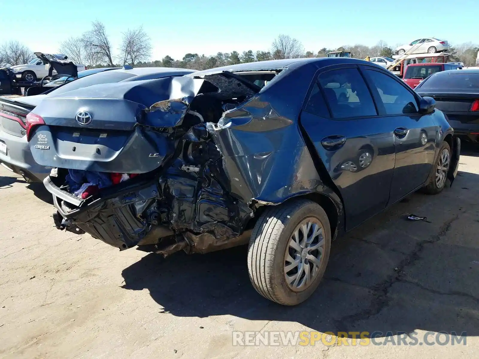 4 Photograph of a damaged car 5YFBURHE6KP944721 TOYOTA COROLLA 2019