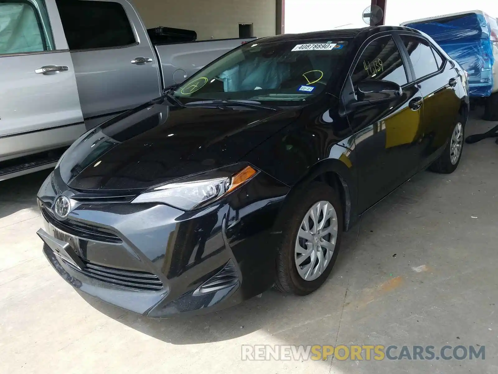 2 Photograph of a damaged car 5YFBURHE6KP944993 TOYOTA COROLLA 2019