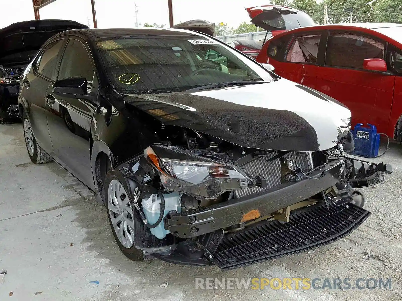 1 Photograph of a damaged car 5YFBURHE6KP945108 TOYOTA COROLLA 2019