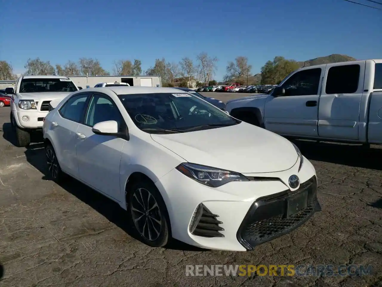 1 Photograph of a damaged car 5YFBURHE6KP945500 TOYOTA COROLLA 2019