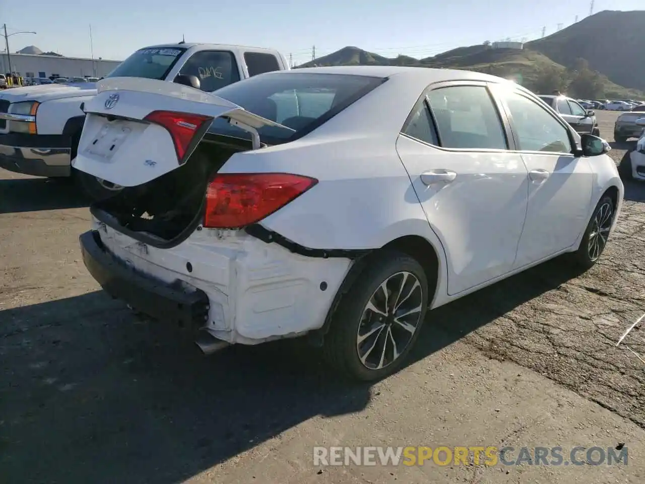 4 Photograph of a damaged car 5YFBURHE6KP945500 TOYOTA COROLLA 2019