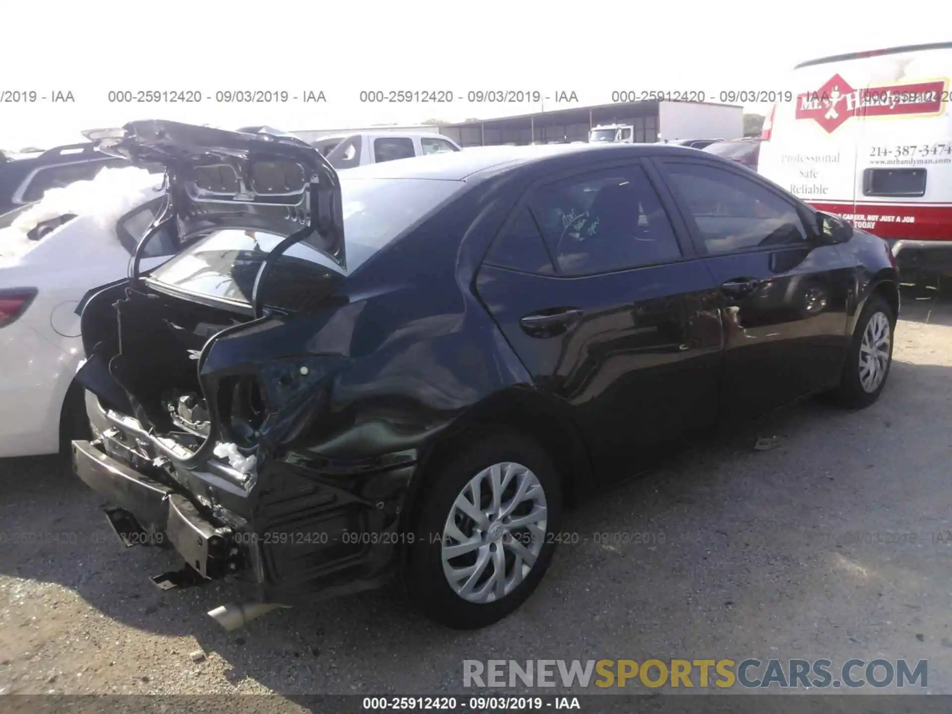 4 Photograph of a damaged car 5YFBURHE6KP945531 TOYOTA COROLLA 2019