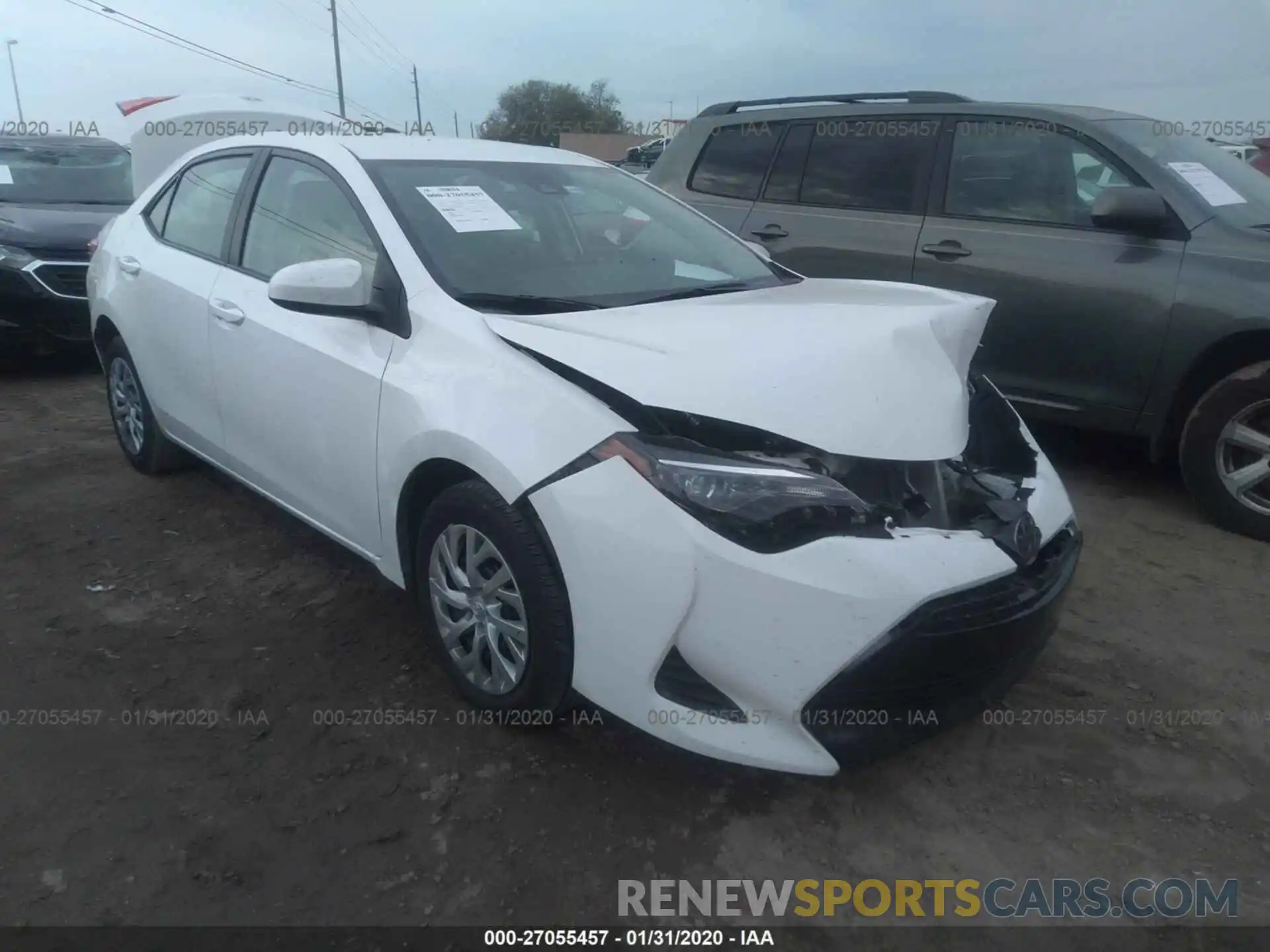 1 Photograph of a damaged car 5YFBURHE6KP945836 TOYOTA COROLLA 2019