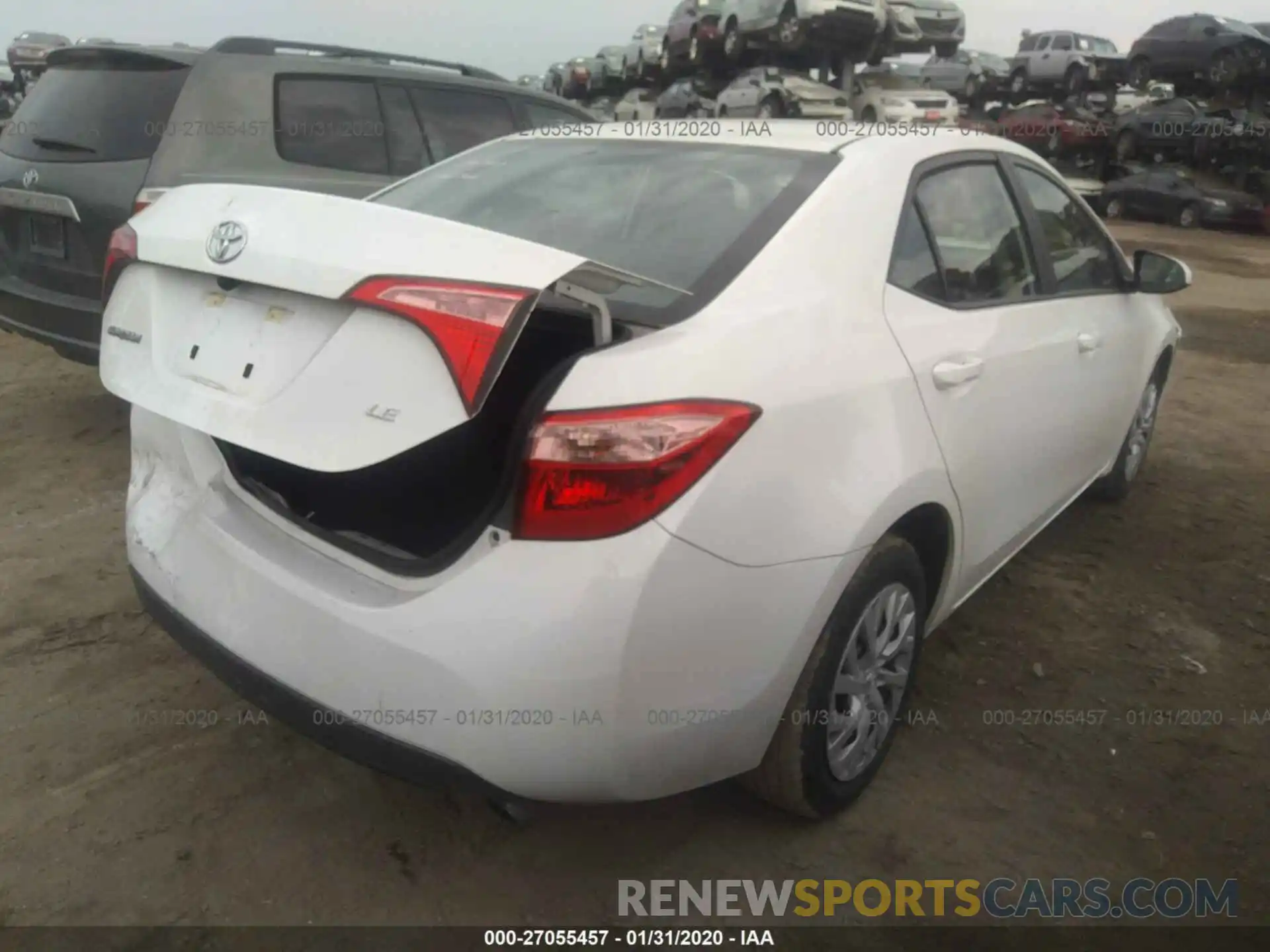 4 Photograph of a damaged car 5YFBURHE6KP945836 TOYOTA COROLLA 2019