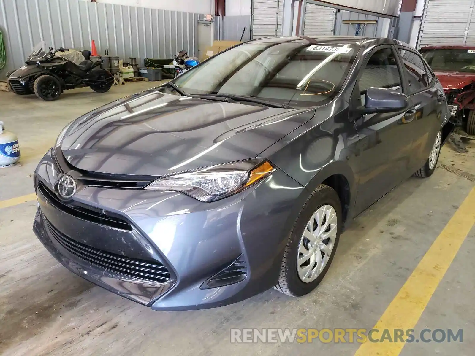 2 Photograph of a damaged car 5YFBURHE6KP945867 TOYOTA COROLLA 2019