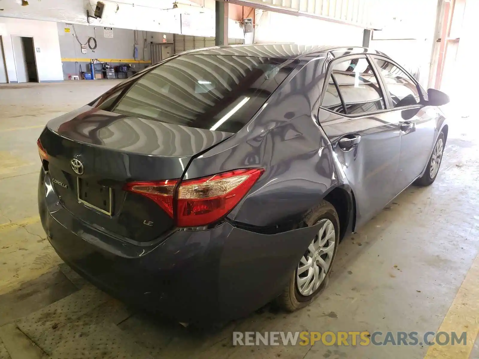 4 Photograph of a damaged car 5YFBURHE6KP945867 TOYOTA COROLLA 2019