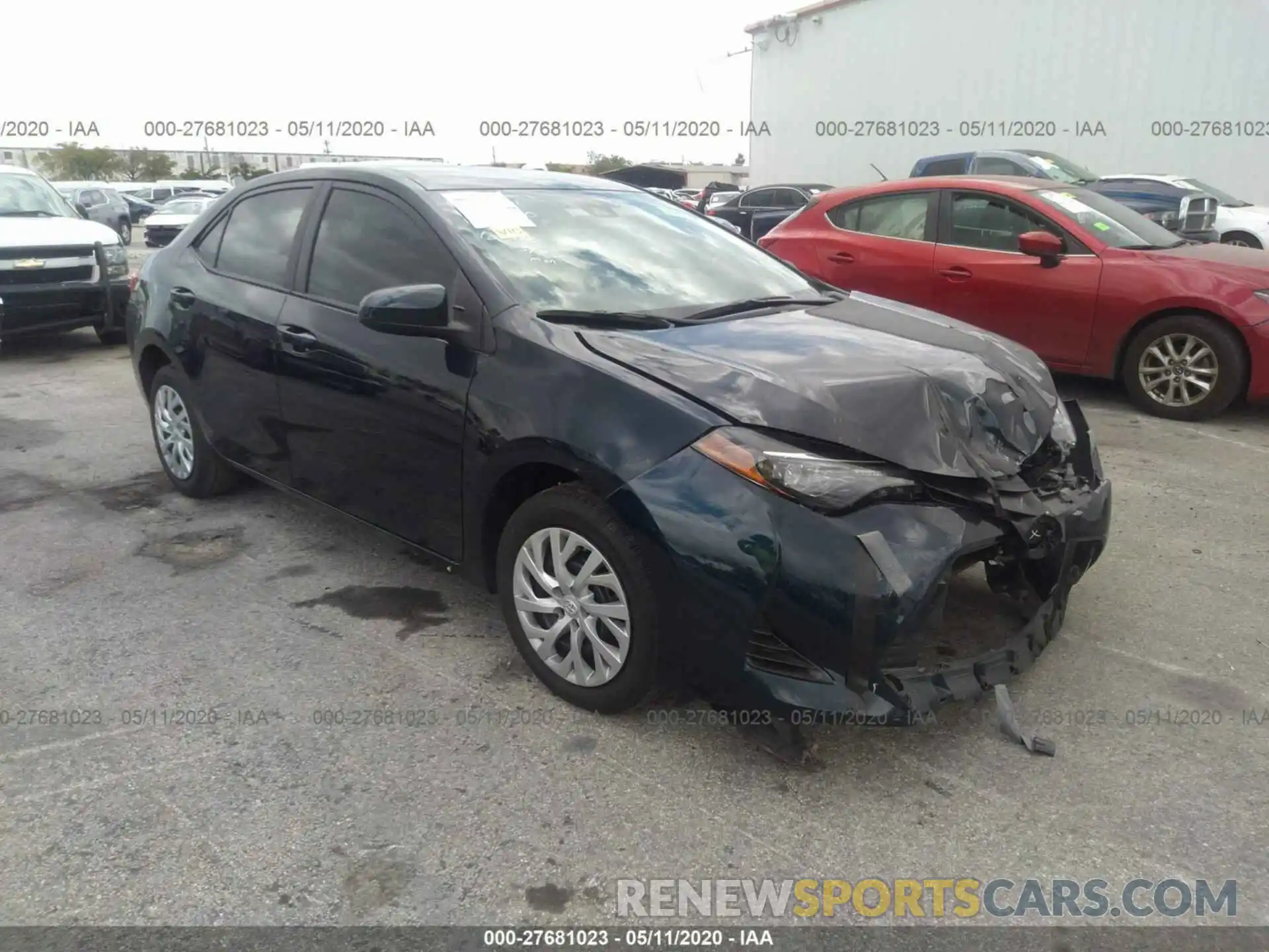 1 Photograph of a damaged car 5YFBURHE6KP946176 TOYOTA COROLLA 2019