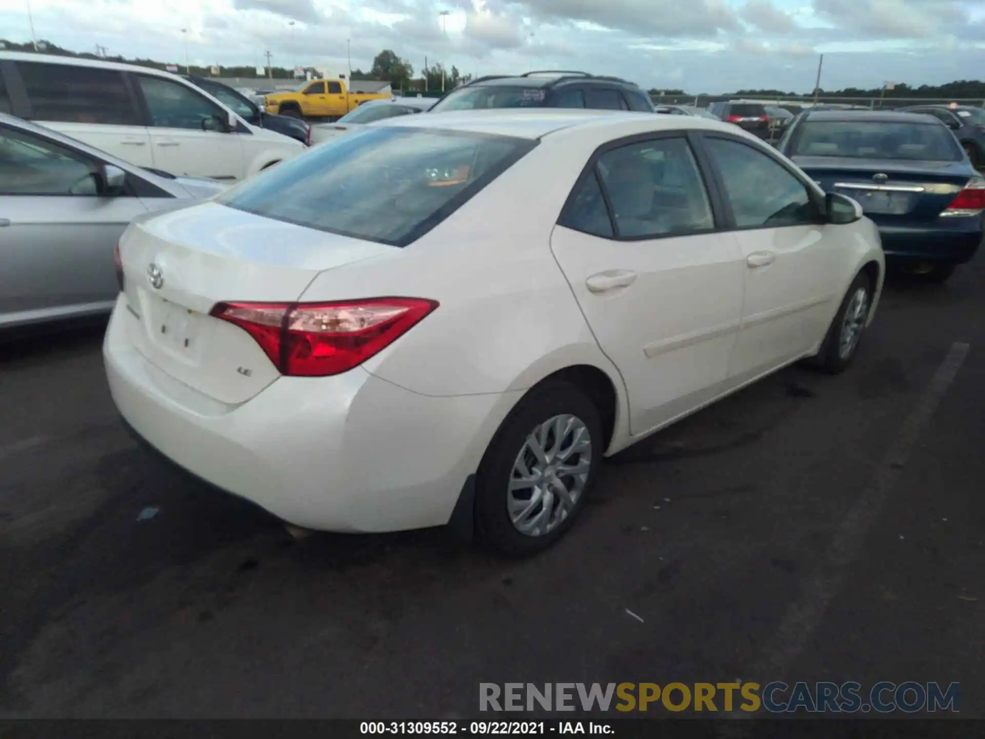 4 Photograph of a damaged car 5YFBURHE6KP946436 TOYOTA COROLLA 2019