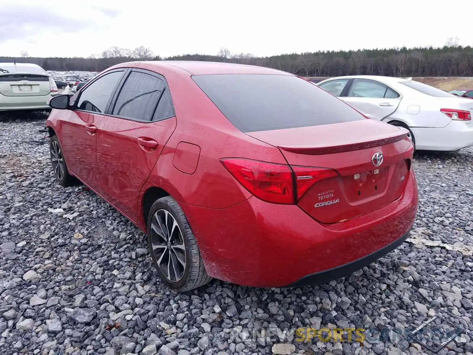 3 Photograph of a damaged car 5YFBURHE6KP947117 TOYOTA COROLLA 2019