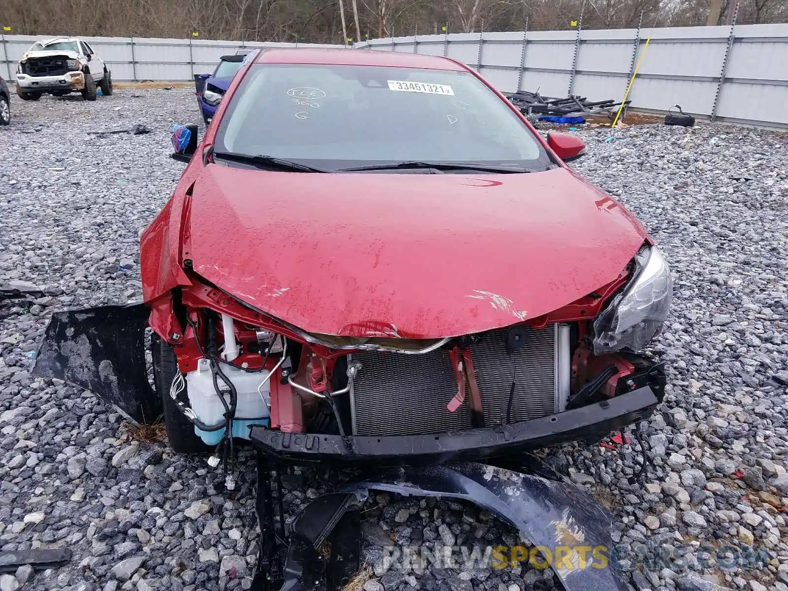 9 Photograph of a damaged car 5YFBURHE6KP947117 TOYOTA COROLLA 2019