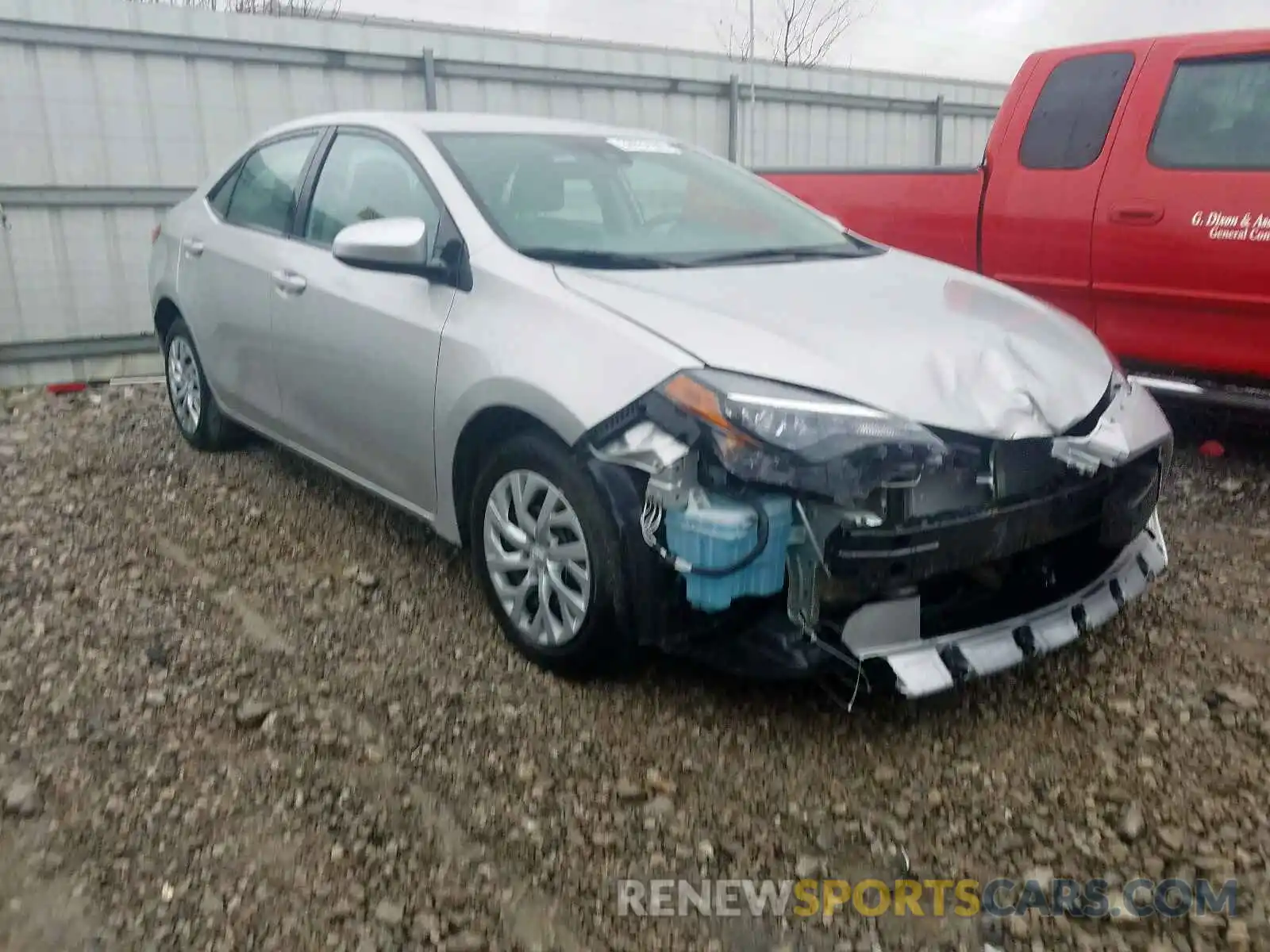 1 Photograph of a damaged car 5YFBURHE6KP947229 TOYOTA COROLLA 2019