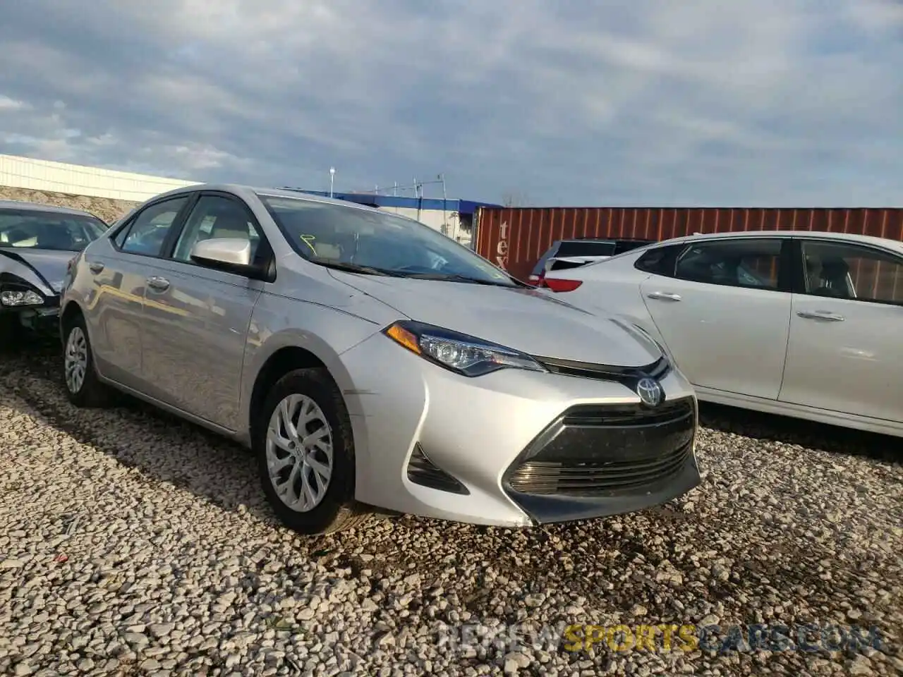 1 Photograph of a damaged car 5YFBURHE6KP947487 TOYOTA COROLLA 2019