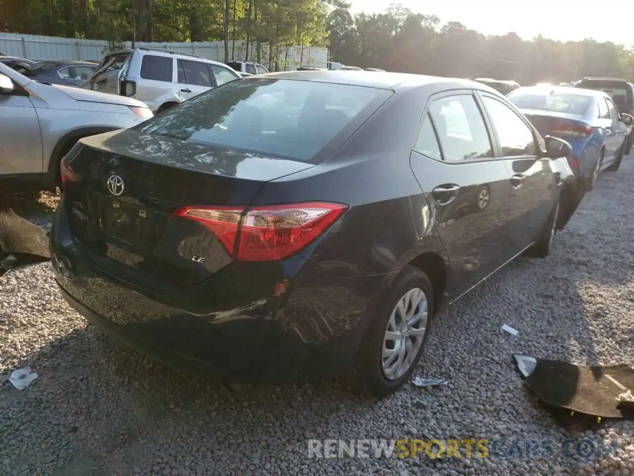 4 Photograph of a damaged car 5YFBURHE6KP948591 TOYOTA COROLLA 2019