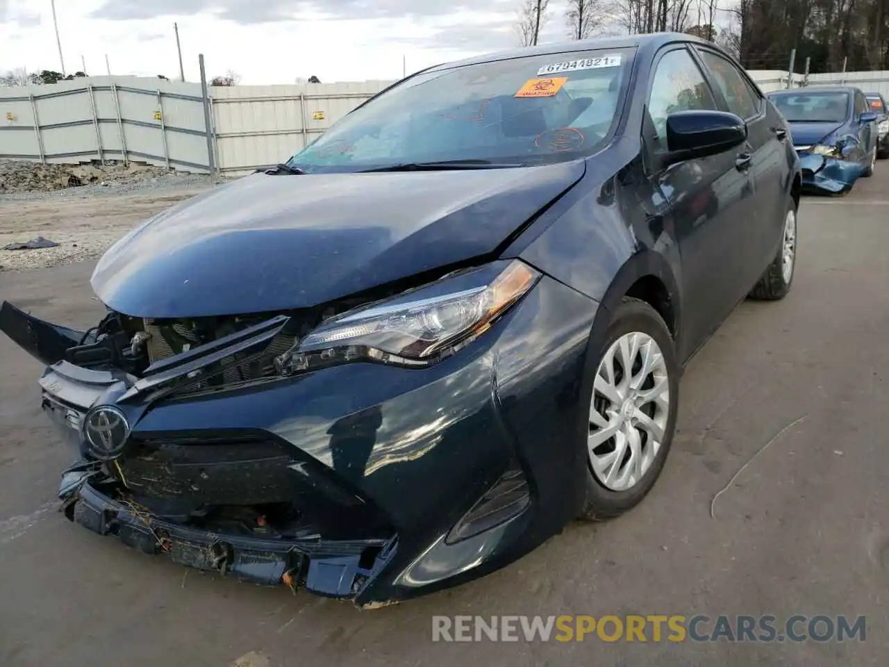 2 Photograph of a damaged car 5YFBURHE6KP948929 TOYOTA COROLLA 2019