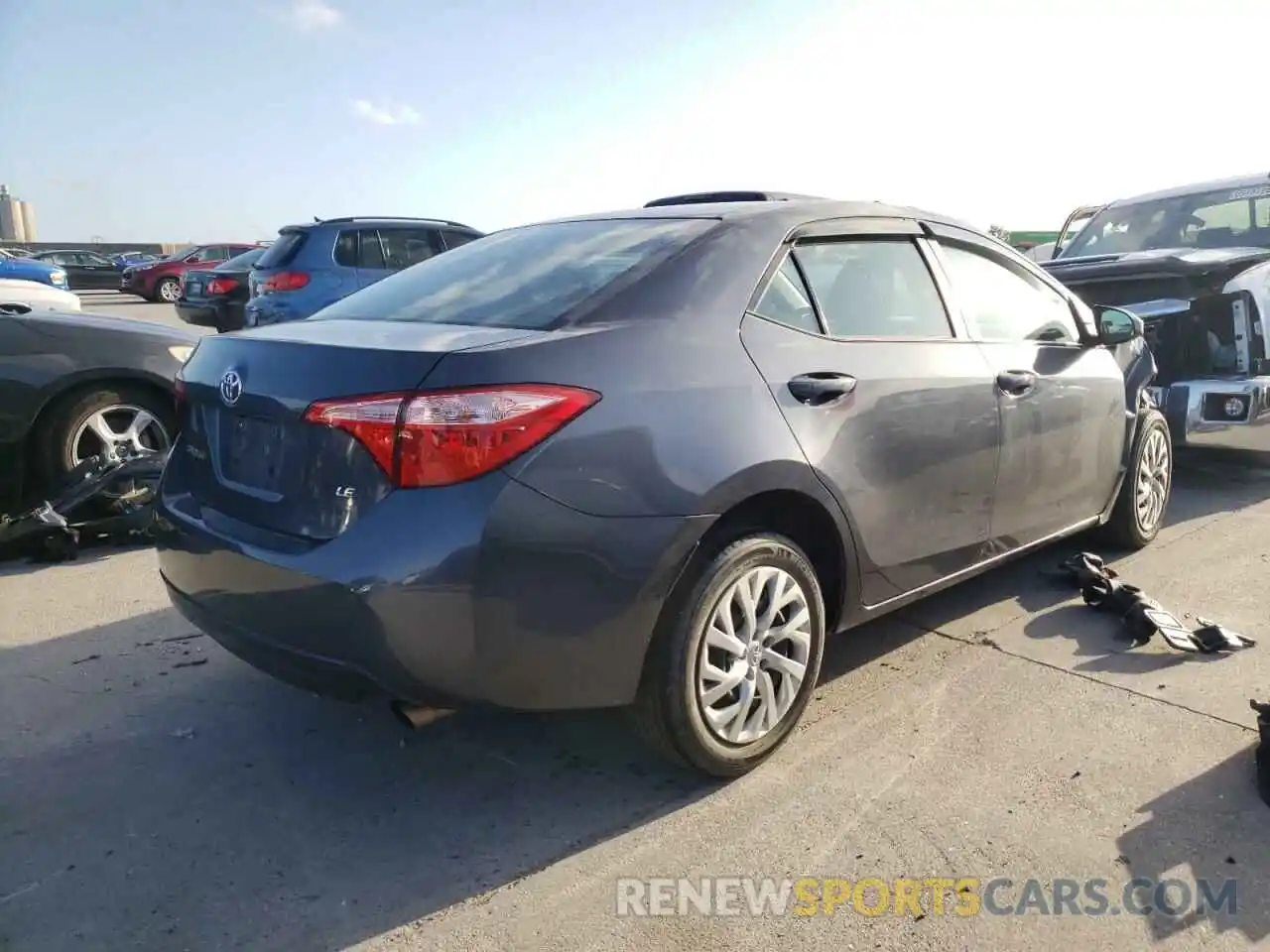 4 Photograph of a damaged car 5YFBURHE6KP949112 TOYOTA COROLLA 2019