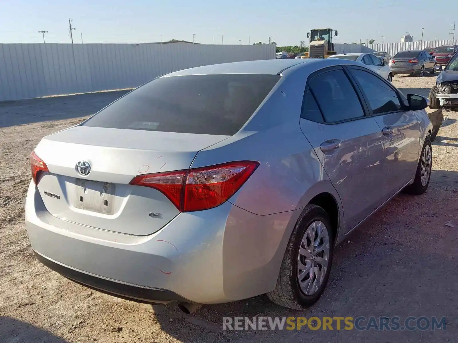 4 Photograph of a damaged car 5YFBURHE6KP949174 TOYOTA COROLLA 2019