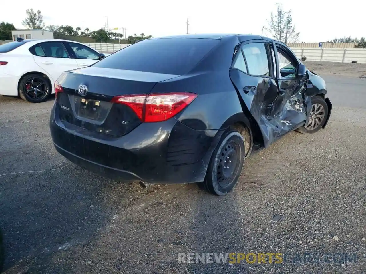 4 Photograph of a damaged car 5YFBURHE6KP949224 TOYOTA COROLLA 2019