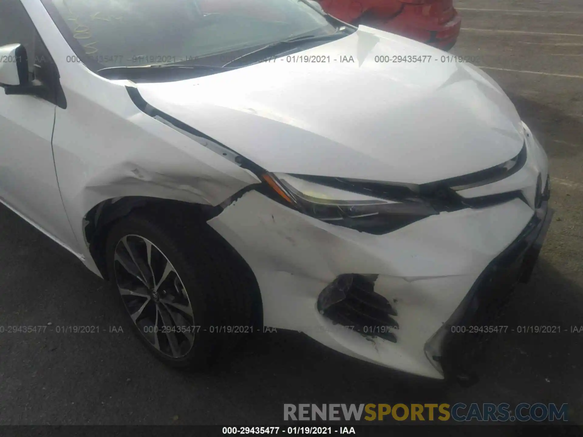 6 Photograph of a damaged car 5YFBURHE6KP949272 TOYOTA COROLLA 2019