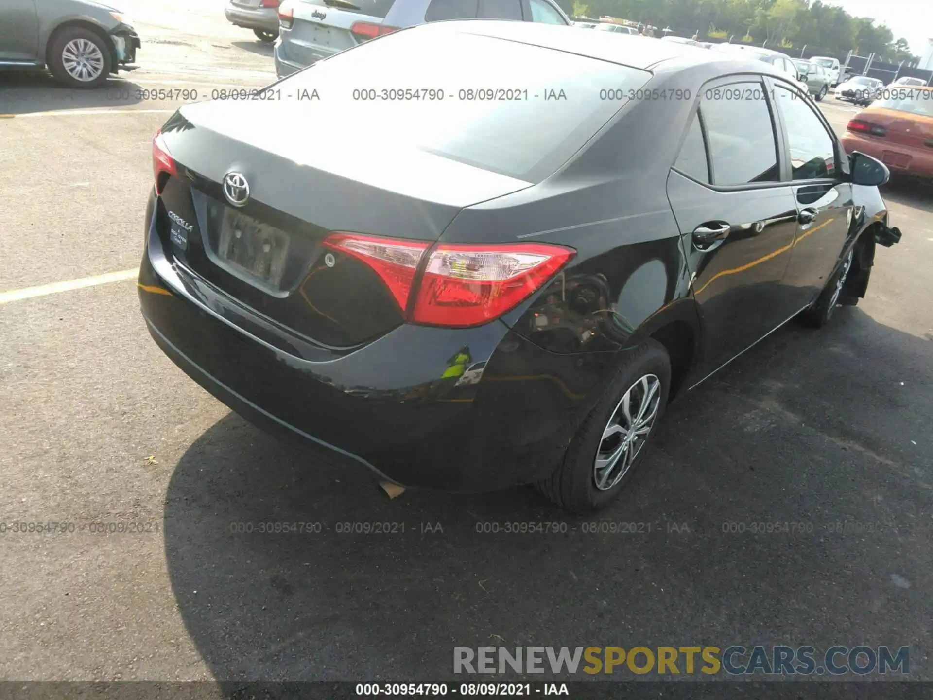 4 Photograph of a damaged car 5YFBURHE6KP949465 TOYOTA COROLLA 2019