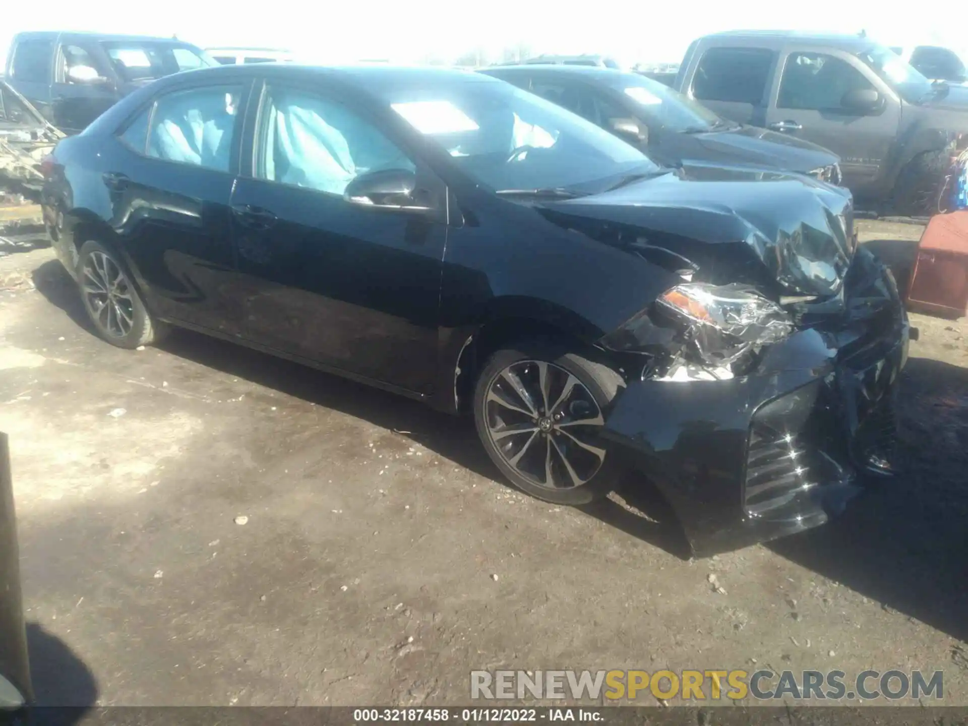 1 Photograph of a damaged car 5YFBURHE7KP856289 TOYOTA COROLLA 2019