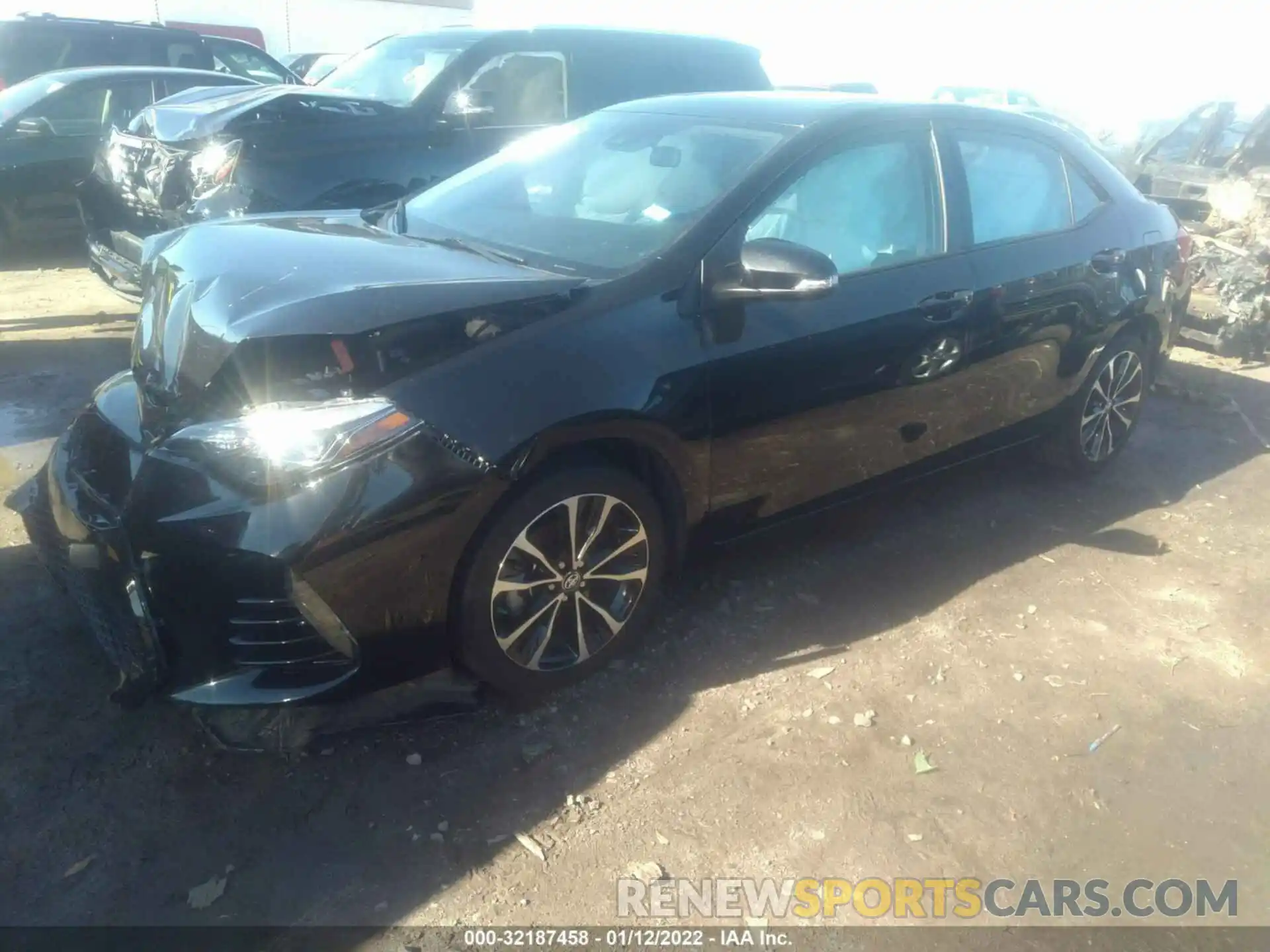 2 Photograph of a damaged car 5YFBURHE7KP856289 TOYOTA COROLLA 2019