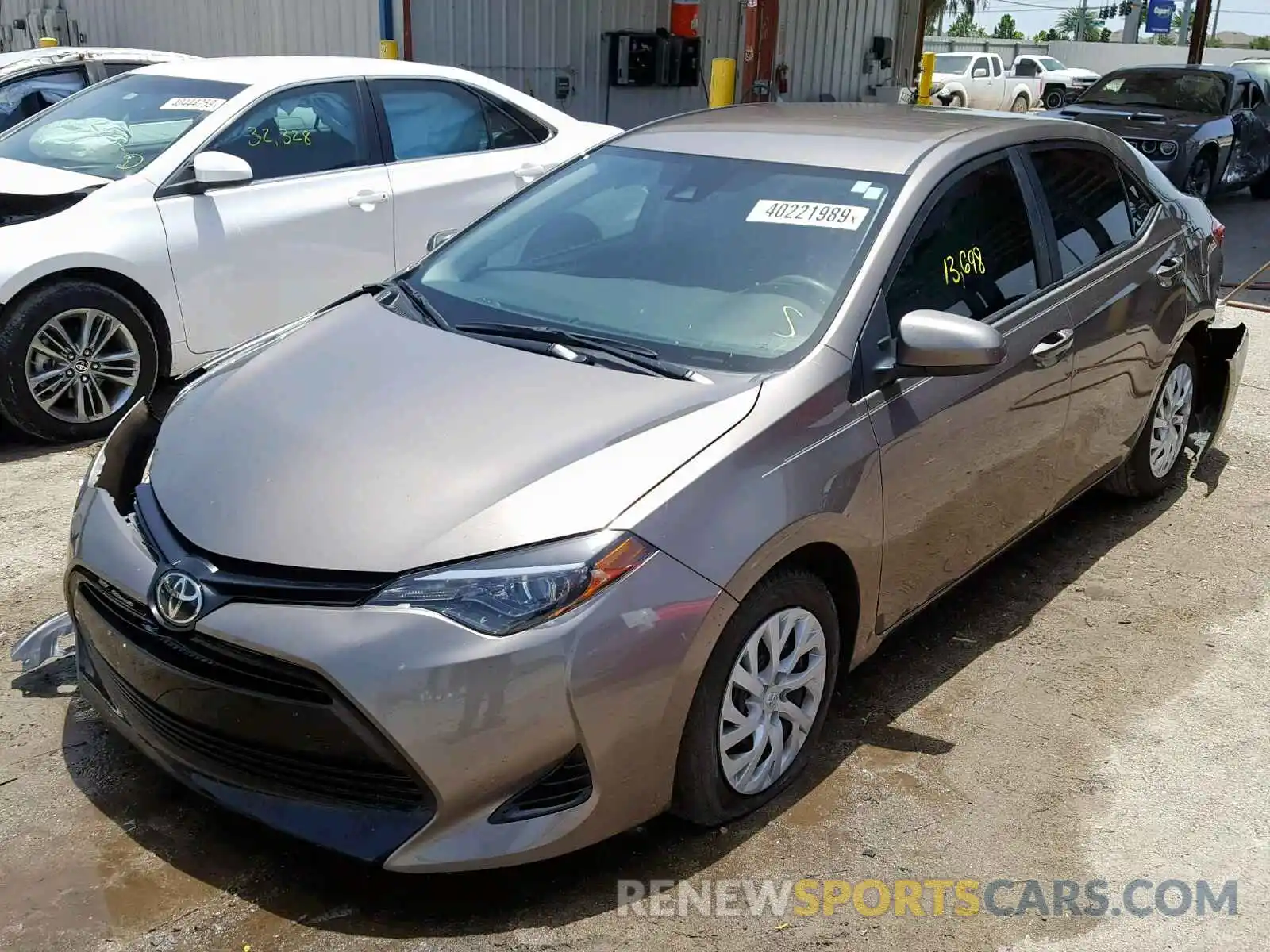 2 Photograph of a damaged car 5YFBURHE7KP856745 TOYOTA COROLLA 2019